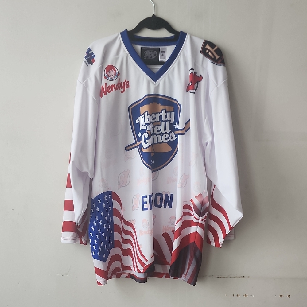 New Without Tag Liberty Bell Games Hockey Jersey. New Without Tag